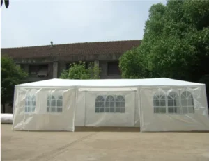 Waterproof Steel Large 3*9m Wedding Party Tent Outdoor Exhibition Marquee Gazebo 8 Sidewalls Church Windows Commercial Canopy