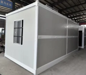 Waterproof Storage Shed for Industrial Equipment Storage, Collapsible Steel Garden Storage House Cabin