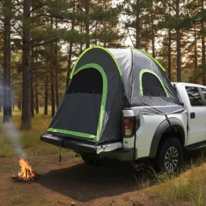 Waterproof Sunproof Single Room Portable Double Layer 210D Oxford Fabric Four Season Folding Rooftop Camping Truck Tent