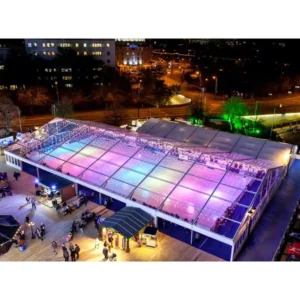 Waterproof Transparent PVC Trade Show Event Church Floor Tent Aluminum Outdoor Clear Hotel Wedding Party Marquee Tent Canopy