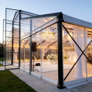 Waterproof UV Resistant Clear Tent with Aluminum Frame for Outdoor Wedding Birthday Party Festival Celebration Event Banquet