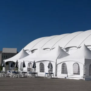 Waterproof Wedding Party Aluminum Atrium Tents 200 300 500 People Customized Large Marquee Events Tent