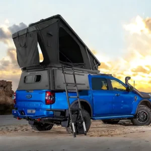 Waterproof Wedge Soft Lift Camper Shelter for Pickup Trucks Large Space Wilderness Self Drive Trips