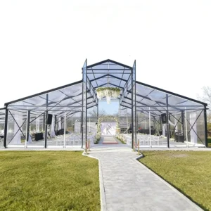 Waterproof Wind Resistant Clear Tent with Aluminum Frame for Wedding Party Outdoor Event Garden Celebration Private Gathering