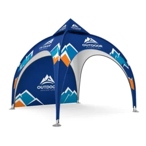 Waterproof Windproof Arch Canopy Tent Outdoor Display Shelter for Commercial Exhibitions Sports Events