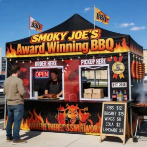 Waterproof Windproof Canopy Tent for Fairs, Carnivals, and Business Events