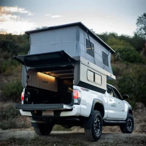 Waterproof Windproof Oxford Fabric Truck Bed Canopy Soft Shell Roof Top Tent All Season Camping for RAM 1500