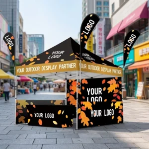 Waterproof Windproof Portable Aluminum Frame Oxford Fabric Outdoor Trade Show Tent