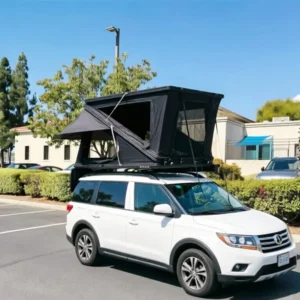Waterproof Z Shape Aluminum Rooftop Tent Hard Shell 3 Person Vertical Lift Scissor Camping Rooftop Tent Lightweight