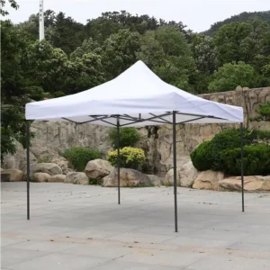 Weather Resistant Foldable Outdoor Canopy Tent Large Space Sun Rain Shelter for Picnic Gathering Outdoor Activities