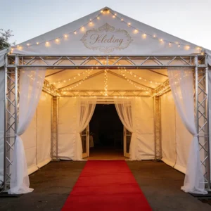Weather Resistant Waterproof Party Tent White PE Marquee Outdoor Wedding Corporate Events Tents