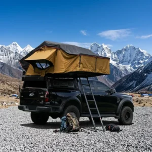 Weatherproof 4WD Offroad Camping Tent Soft Shell Foldable Car Rooftop Tent for Famiky Weekend Outdoor Camping