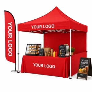 Weatherproof Full Back Wall Removable Commercial Marquee Tent