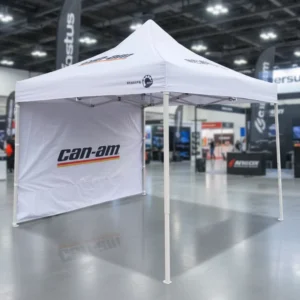 Weatherproof Pop-up Canopy Gazebo with Wheels and Carry Bag