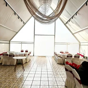 Wedding Banquet Tent Party Dining Marquee Outdoor Glass Window Event Reception Dinner Function Canopy