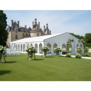 Wedding DC Tent PT10-20 Four-Season Waterproof Aluminum Structural PVC >3000mm Big Tent 15-20 Year Warranty Customizable Size