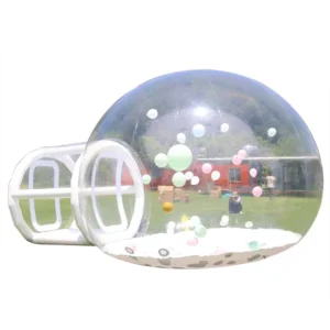 Wedding Kids Party Fun House Giant Clear Inflatable Crystal Igloo Dome Transparent Bubble Tent Balloons House