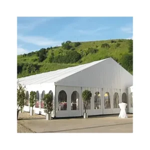 Wedding Party Aluminum Frame Durable Outdoor Event Marquee Tent Ceremony Easy Setup PVC Cover Weatherproof Four-Season Trade