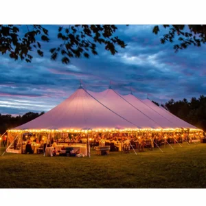 Wedding Party Banquet Sailcloth Pole Tents Aluminum Peak Outdoor Large Marquee Wedding Tent