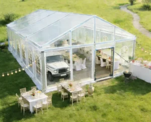 Wedding Party Exhibition Events Tents Transparent 10X20M 15X25M 20X40M ML 0515 PVC