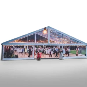 Wedding Party Tent PVC Aluminum Frame Outdoor Waterproof White Event Tent Large Modular Celebration Marquee Tent for Marriage