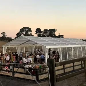 Wedding Tent Outdoor Luxury Wedding Hall Mobile Wedding Banquet Hall Movable for 200 People Events Venues