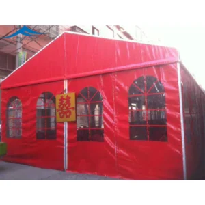 Wedding Tent for Outdoor Events 100 Person Banquet Tent PVC Four Season Aluminum Alloy Frame Fire Retardant Luxury Party