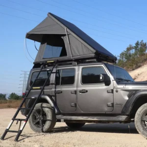 Wedge Aluminum Rooftop Tent for 4×4 Overlanding 2-3 Person Four-Season Waterproof Camping Tent Quick Automatic Opening OEM