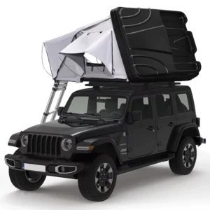 Wedge Clamshell Hardshell Rooftop Tent for 4WD Off-Road Cars, Sideways Opening