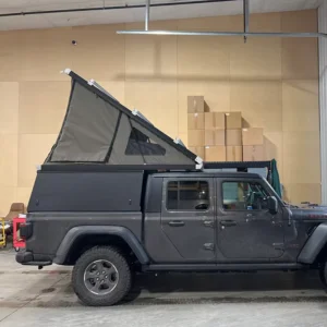Wedge Slanted Lift Soft Roof Pickup Truck Tent Solar Panel Mount for Kayak Carrying Offroad Self driving Camping Trips