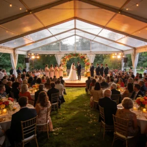 White Aluminum Frame PVC Party Marquee Tent Outdoor Wedding Event Tent