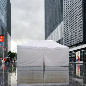 White Color Fabric Material Outdoor Camping Party Folding Pop up Tents for Trade Show Exhibition