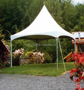 White Custom Outdoor Wedding Event Tent, Canvas PVC Marquee Canopy