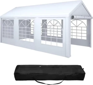 White Customized Outdoor Canopy Tent for Weddings, Events, Shows, and Parties