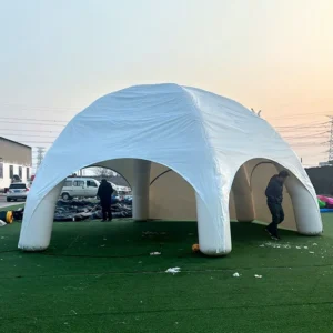 White Inflatable Dome Tent Large Outdoor Shelter for Events Parties & Commercial Gatherings