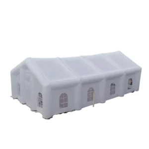 White Inflatable Wedding Marquee Tent with Electric Blower for Parties and Exhibitions