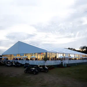 White Outdoor Aluminum Canopy Trade Show Wedding 20X40 Heavy Duty Party Pvc Tent Sports for 100 People Pagoda Tent