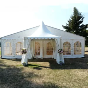 White Outdoor Wedding Marquee Tent 20×30 / 20×40 / 50×30 for 150 / 200 / 300 / 500 People