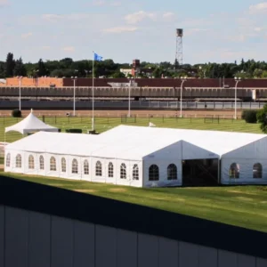 White PVC Roof Tent Premium Aluminum Frame Large Outdoor Wedding Tent Event Tent