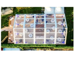 White or Transparent PVC Event Tent Marquee Trade Show Party Wedding Tent