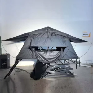 Wild Cloud Soft Roof Top Tent Extended Cotton Fabric Side Opening Rooftop Tent for Camping
