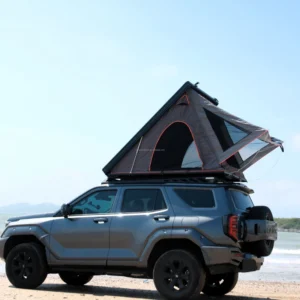 Wildgo CRT 004 Best Selling Slim Hard Shell Roof Top Tent Low Profile Height Lightweight Construction Four season Double Layer