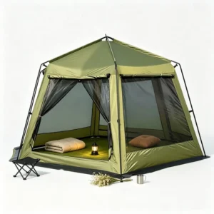 Wind Resistant Camping Tent Waterproof Family Camping Tent for Outdoor Glamping Camping Trips