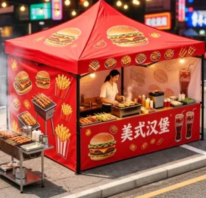 Windproof Aluminum Waterproof Custom Canopy Folding Summer Outdoor Color Trade Show Tent for Brand Identity or Big Events