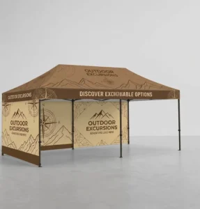Windproof Hexagonal Aluminum Event Canopy Tent 40mm Reinforced Frame Instant Pop up Shelter for Professional Racing Teams
