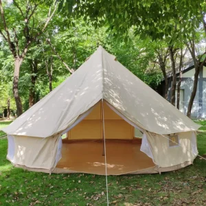 Windproof Outdoor Pyramid Tent Waterproof Camping Tent 5-6 Person Family Pyramid Tent