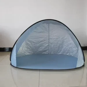 Windproof Summer Automatic Pop-Up One-Bedroom Beach Tent 1500-2000mm Waterproof Polyester Fabric