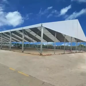 Windproof Tent Design Heavy Duty Industrial Storage Tent Aluminum Structure Warehouse Tent