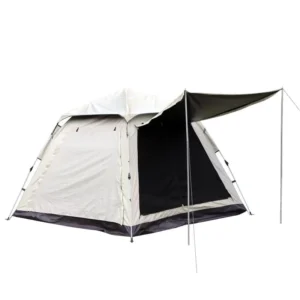 Windproof Waterproof Portable Oxford-Cloth Camping Tent for 1-2 People, Three-Season Dome, One Bedroom, Automatic