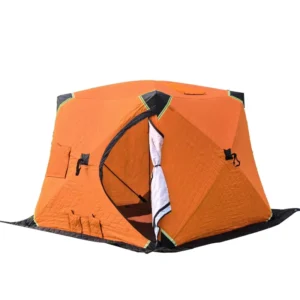 Winter Folding Outdoors Thickened with Chimney Opening Waterproof Windproof Large Space Ice Fishing Tent